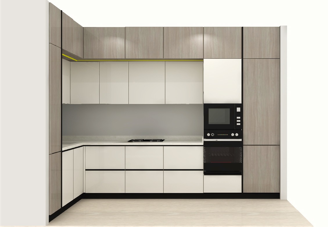 Luxury kitchen cabinetry detail